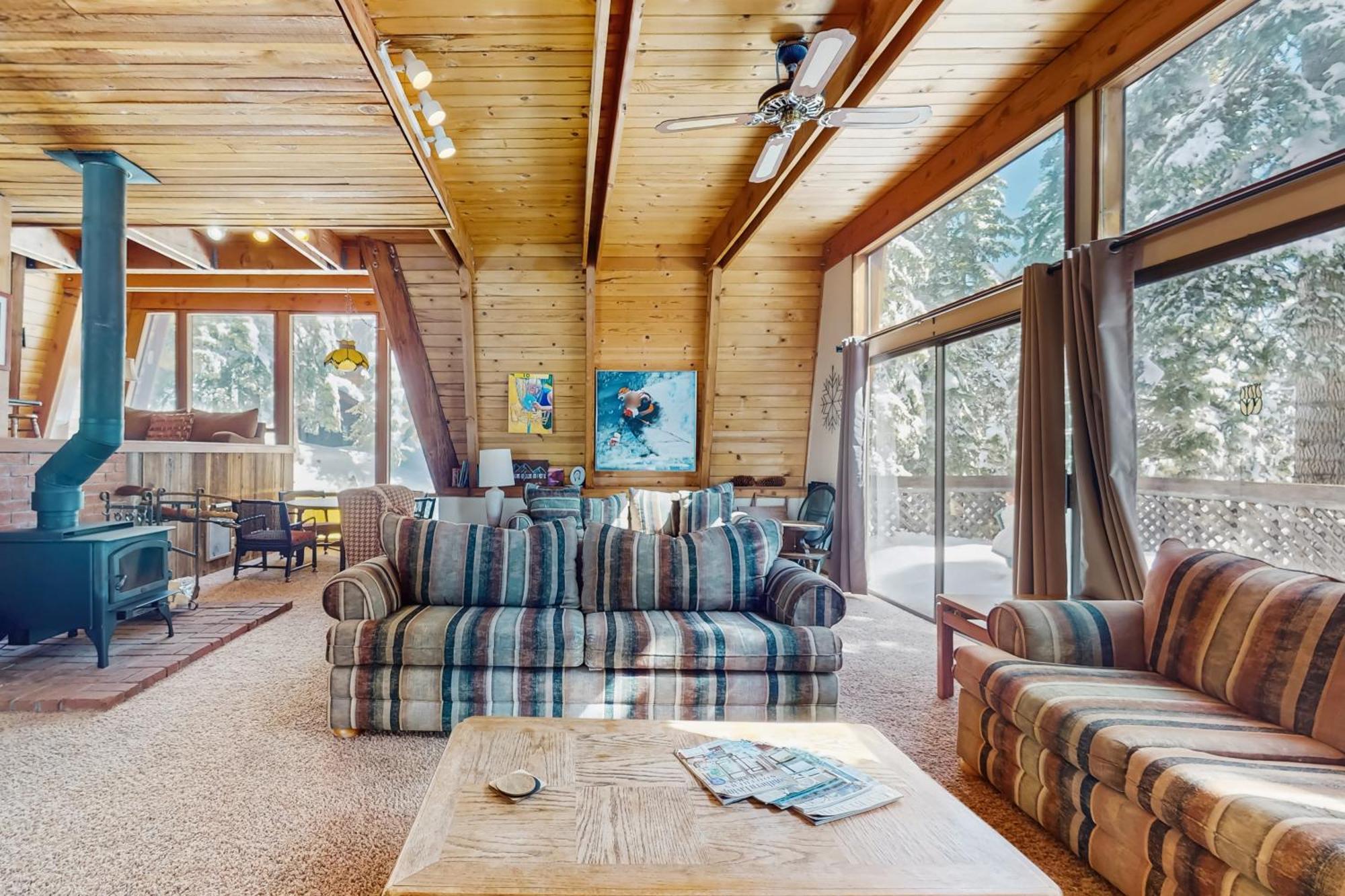 Retro Family Gathering Home In Tahoe Donner Truckee Eksteriør bilde